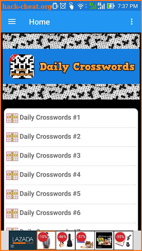 Daily Crossword screenshot