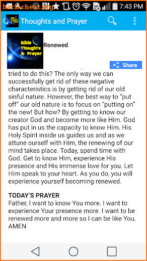 Daily Devotional & Prayer screenshot