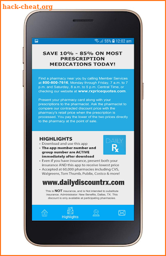 Daily Discount Rx App screenshot