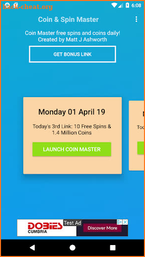 Daily Free Spins & Coins for Coin Master screenshot