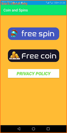 Daily free spins and coins links 2019 screenshot