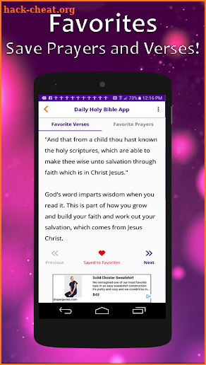 Daily Holy Bible - Free Bible Verses and Caller ID screenshot