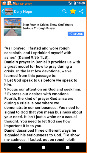 Daily Hope Devotional - Pastor Rick Warren screenshot