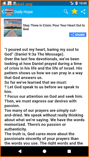 Daily Hope Devotional - Pastor Rick Warren screenshot