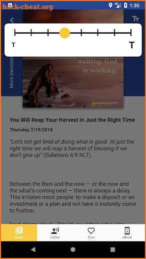 Daily Hope - Pastor Rick Warren screenshot