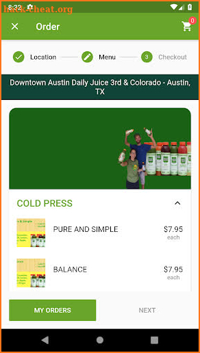 Daily Juice Cafe screenshot