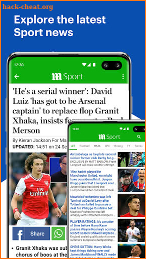 Daily Mail Online screenshot