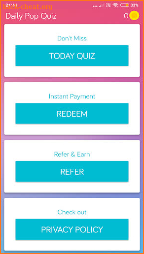 Daily Pop Quiz - Learn & Earn screenshot