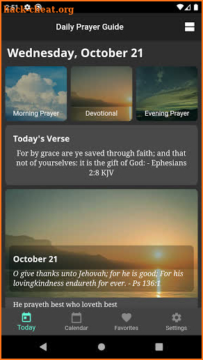 Daily Prayer Guide screenshot