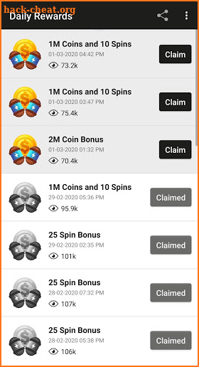Daily Rewards screenshot