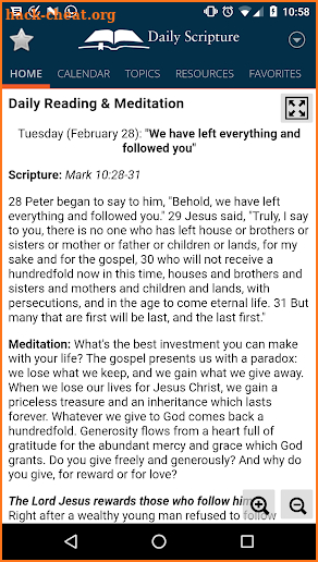 Daily Scripture screenshot
