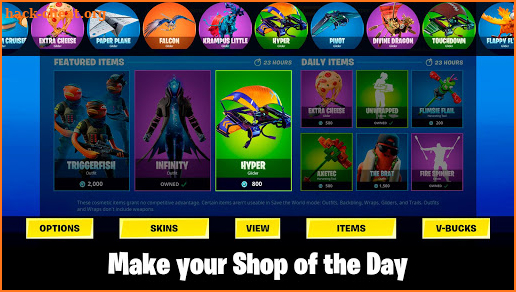 Daily Shop Maker Battle Royale Simulator screenshot
