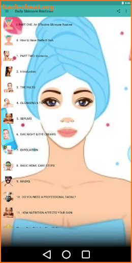 Daily Skincare Routines - Tips screenshot