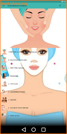 Daily Skincare Routines - Tips screenshot