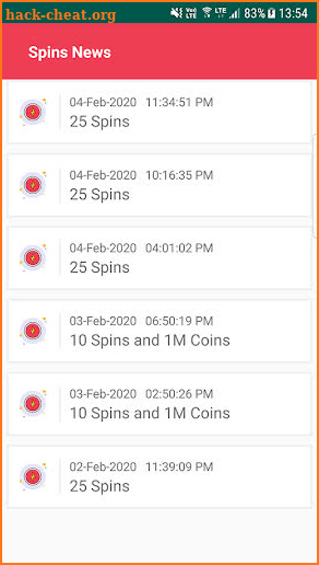 Daily Spins and Coin screenshot