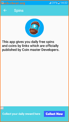 Daily spins and coins links screenshot