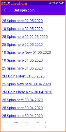 Daily spins coins for cm master reminder screenshot