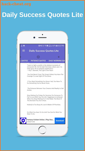 Daily Success Quotes Lite 2020-More & More Quotes screenshot