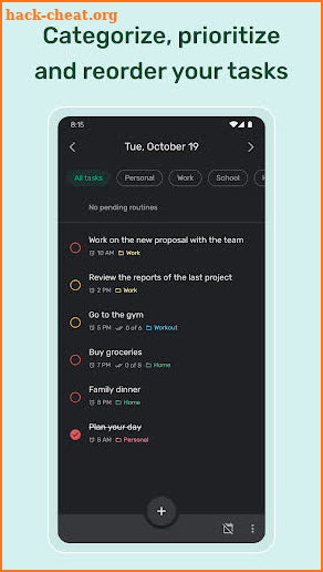 Daily Tasks: To Do & Routines screenshot