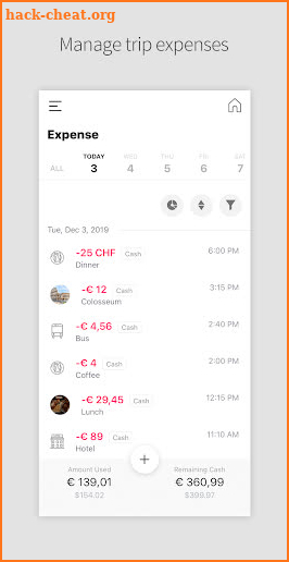 DAILY TRIP - Travel Expense, Planner, Diary screenshot