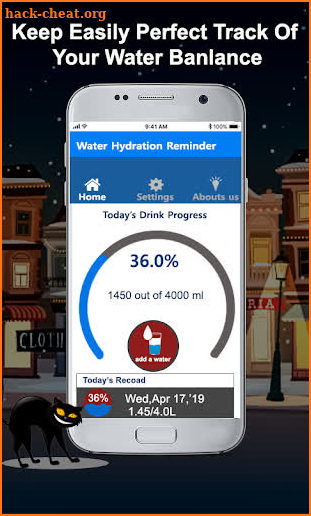 Daily Water Reminder Tracker: Alarm to Drink Water screenshot