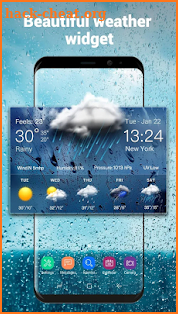 Daily weather forecast widget☂ screenshot