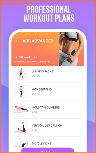Daily Workout At Home - Fitness Course For Women screenshot