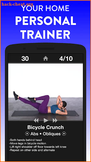 Daily Workouts - Home Trainer screenshot