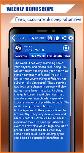 Daily Zodiac Horoscope 2019 - Know Yourself Better screenshot