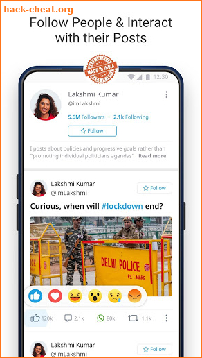 Dailyhunt - 100% Indian App for News & Videos screenshot