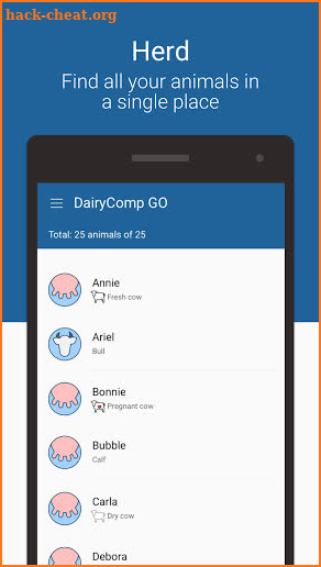 DairyComp GO - Dairy Management Software screenshot