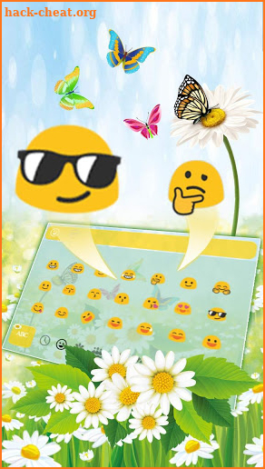 Daisiy Flower Keyboard screenshot