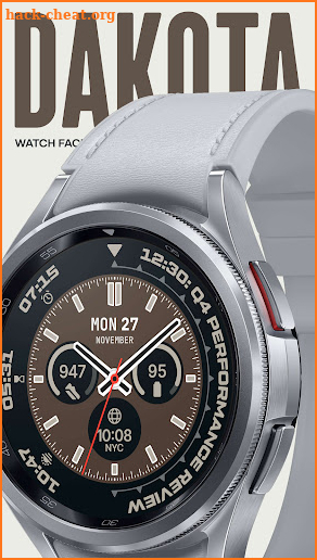 Dakota Analog Watch Face screenshot