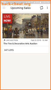 Dallas Auction Gallery screenshot