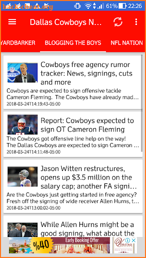 Dallas Cowboys All News screenshot