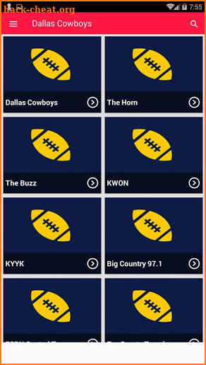 Dallas Cowboys Radio Station App screenshot