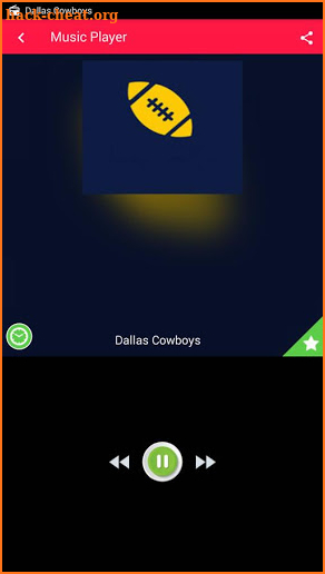 Dallas Cowboys Radio Station App screenshot