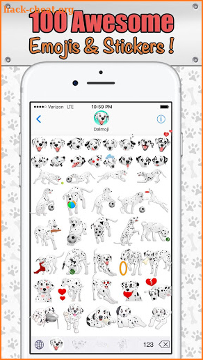 Dalmoji - All Dalmation Emojis screenshot