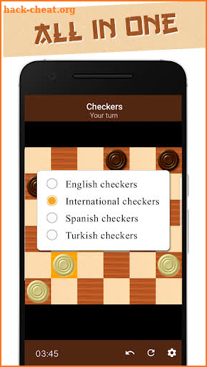 Dama - Free checkers screenshot