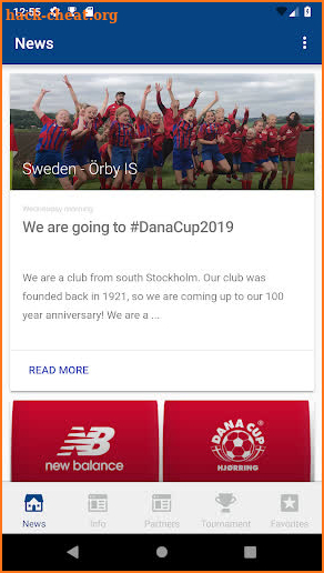 Dana Cup screenshot