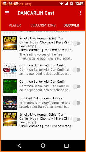 DanCarlin Podcast screenshot