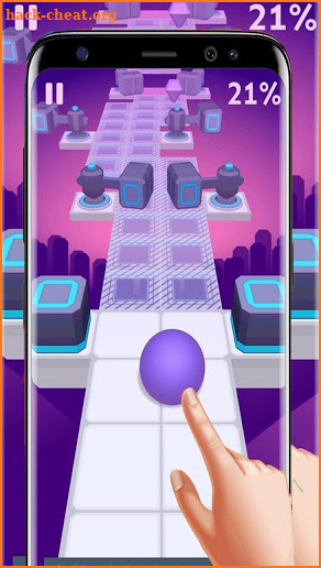 Dance Ball roll road sky Line screenshot
