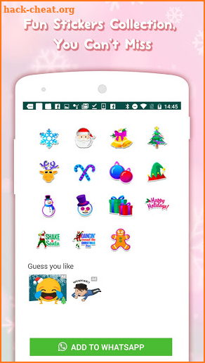 Dance for Christmas Sticker for Whatsapp screenshot