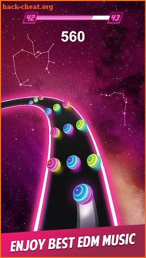 Dancing Ball Color - Road Run Game screenshot