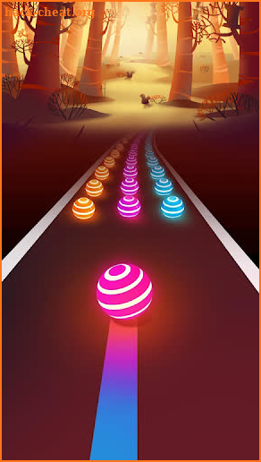 Dancing Ball Color - Street Run Game screenshot