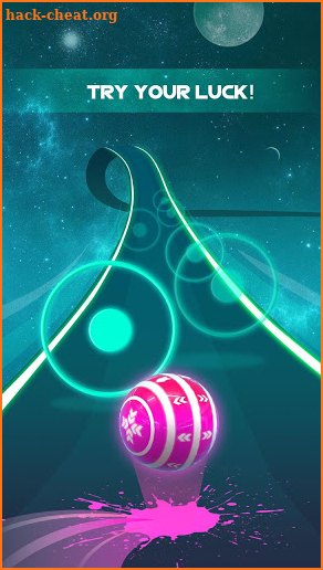 Dancing Neon Ball: Rush Road screenshot