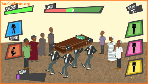 Dancing Pallbearers: Coffin dance meme game screenshot