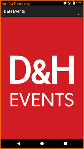 D&H Events screenshot