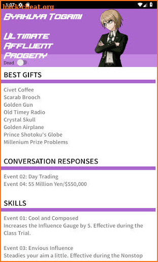 Danganronpa Trilogy Gift Guide screenshot