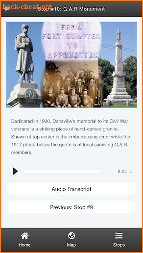 Dansville Historical Tour screenshot